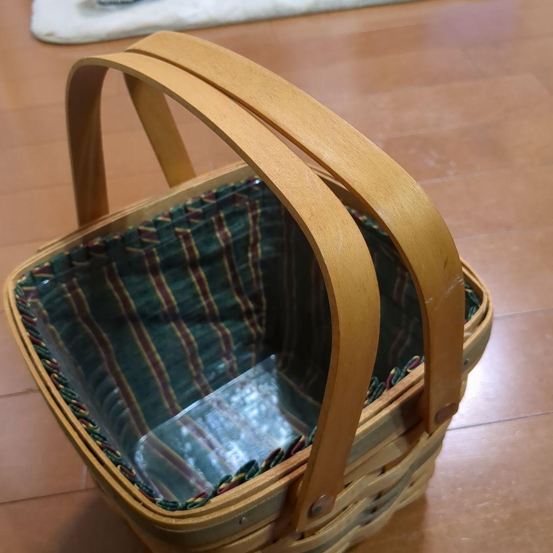 小物入れ Longaberger Cranberry basket