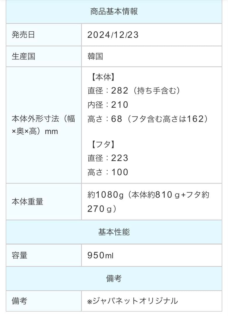 新品　未使用　レンジメートプレミアム ホワイト 950ml