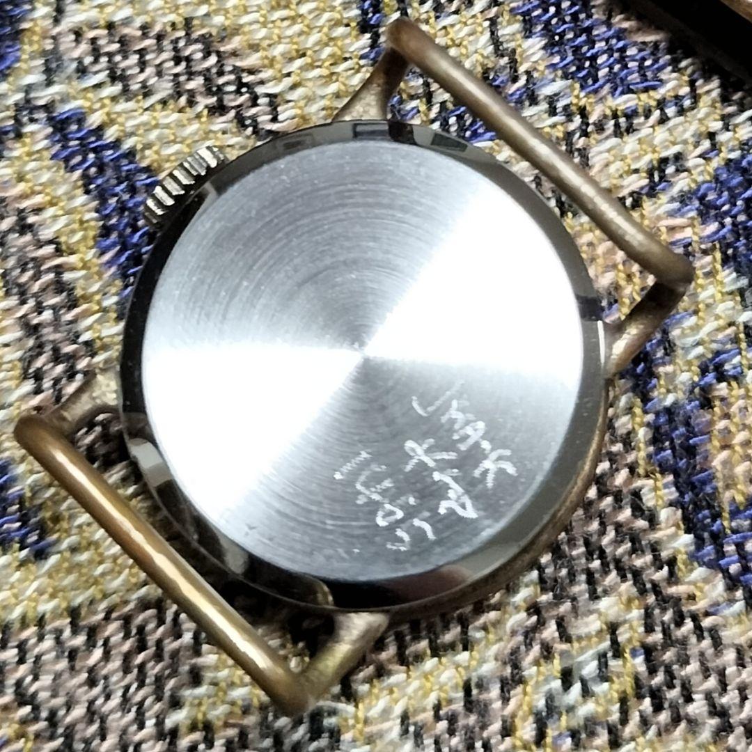 個性派✨アンティークハンドメイドアート腕時計✨ヴィンテージブラウン革レザー時計✨