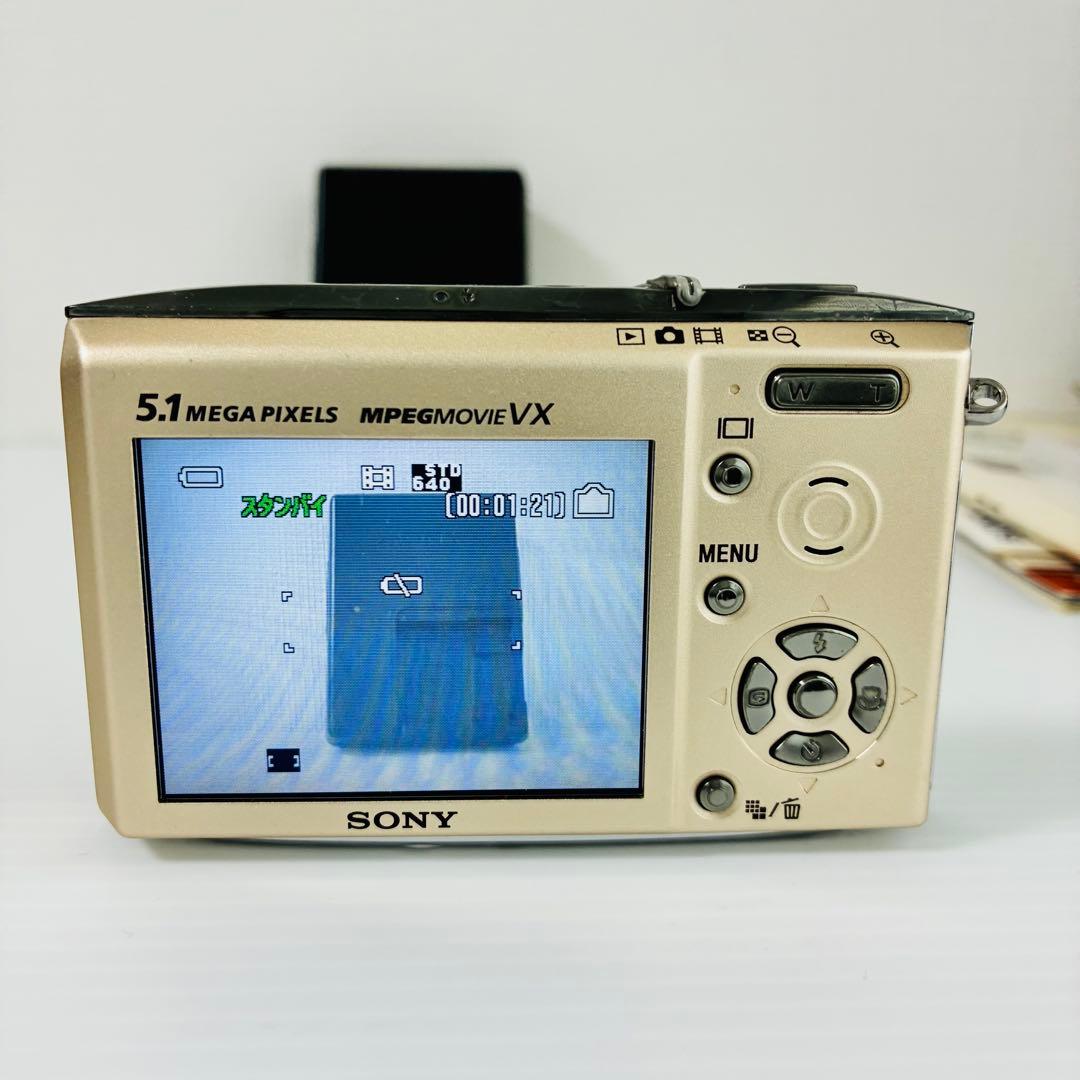美品【動作品】SONY ソニー Cyber-Shot DSC-T5 レトロカメラ