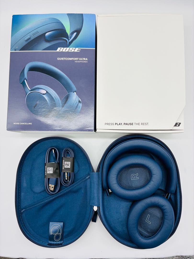 美品　Bose QuietComfort Ultra ヘッドホン ルナブルー
