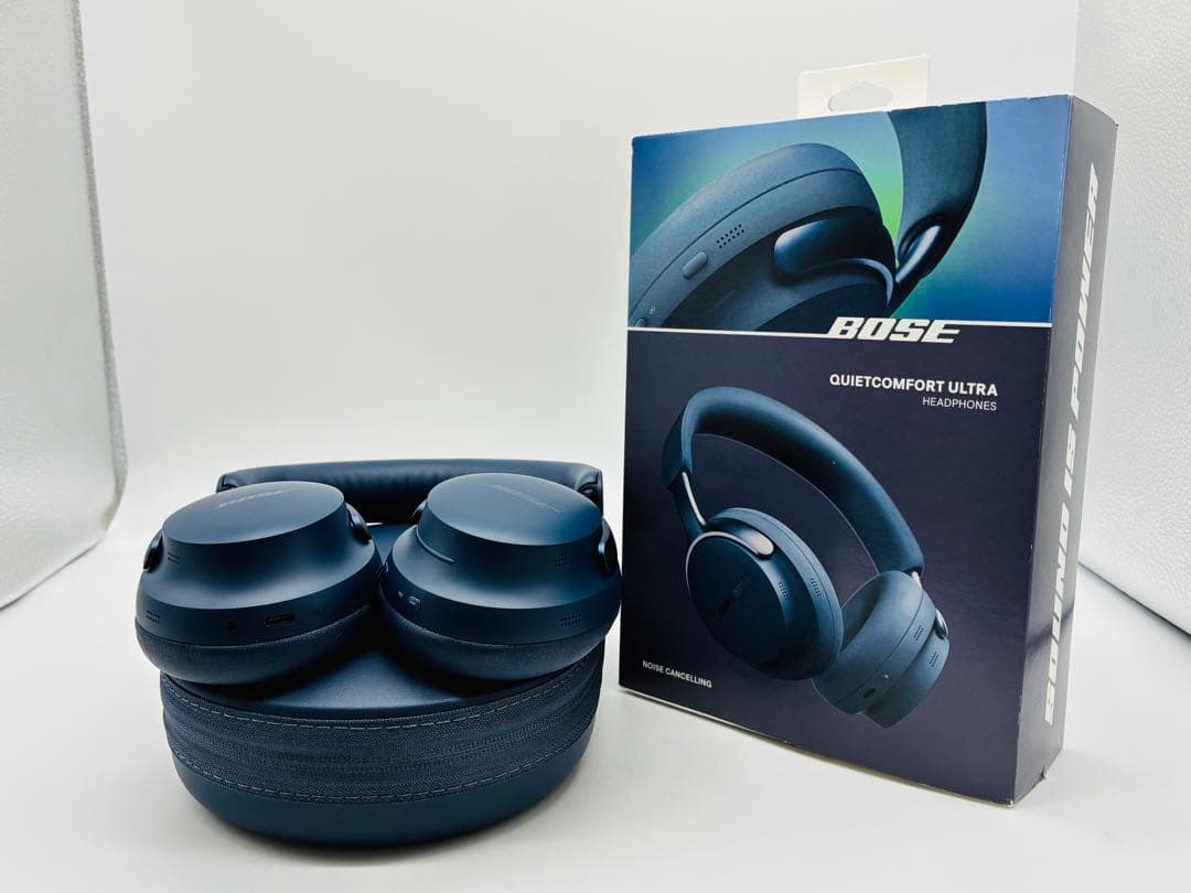 美品　Bose QuietComfort Ultra ヘッドホン ルナブルー