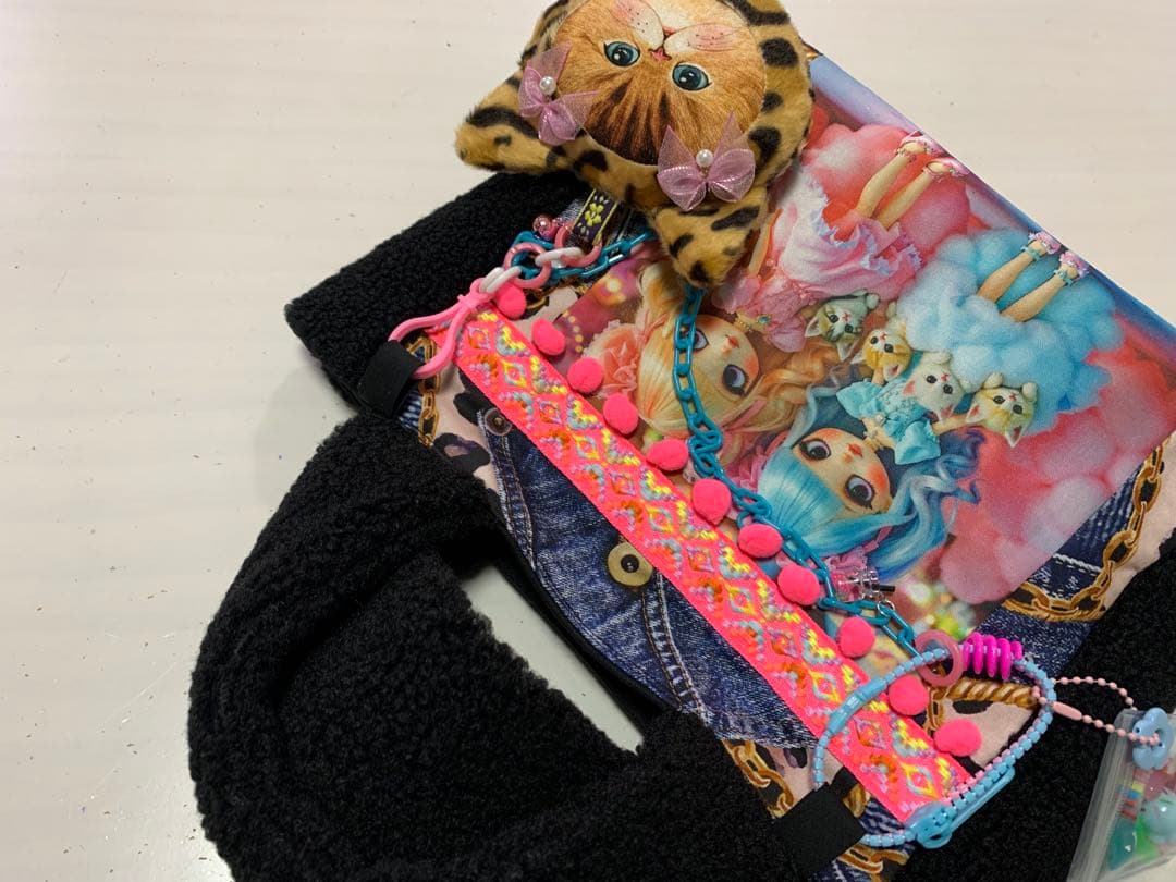 m*e様 コヤンイサムチョン//ドールレディ ボックス型トートバッグ　プクプクチ