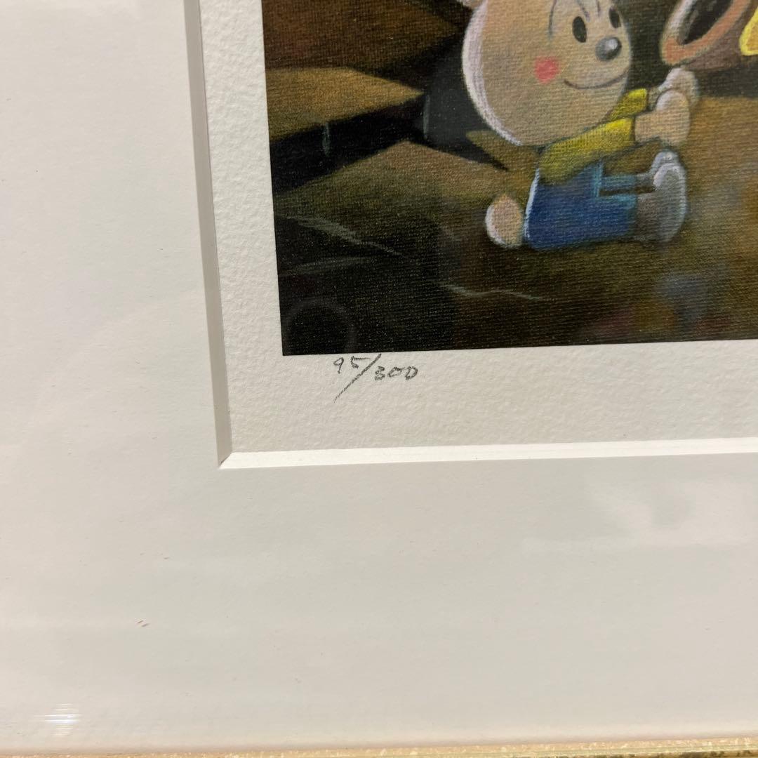 顔をあげるアンパンマン　版画　300部限定