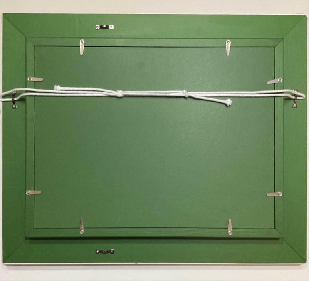 絵画・額縁・油絵・尾木スズエ・マーガレット・F4号・美術品・インテリア・雑貨