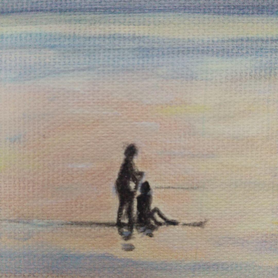 海辺の風景 油彩画 2号 風景画#7