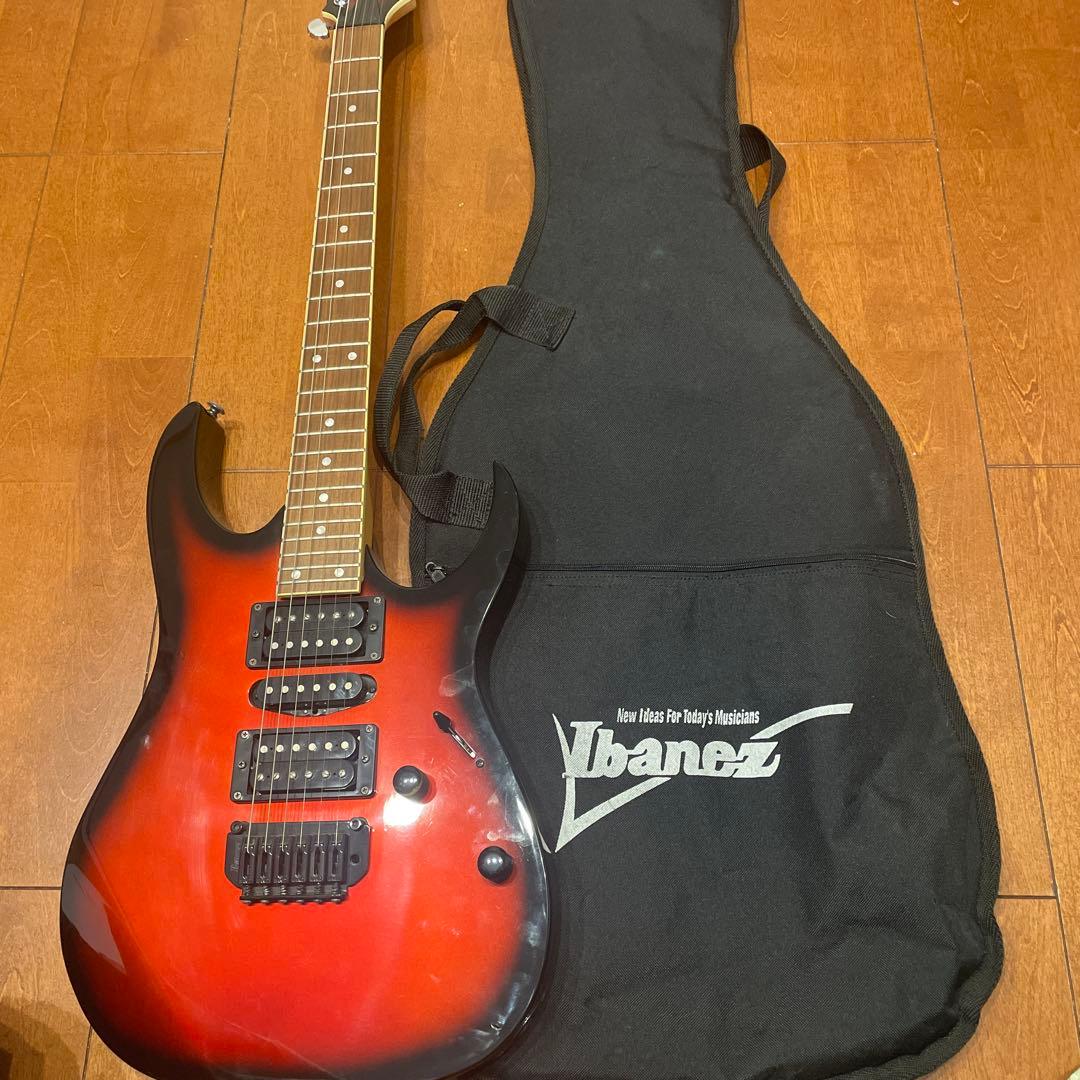 Ibanez エレキギター レッド・ブラックグラデーション