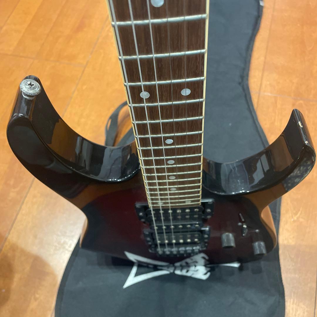 Ibanez エレキギター レッド・ブラックグラデーション