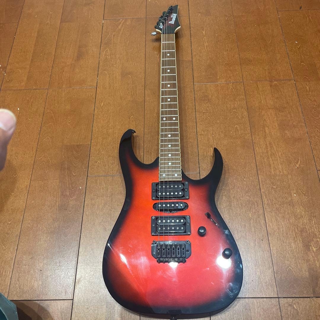 Ibanez エレキギター レッド・ブラックグラデーション