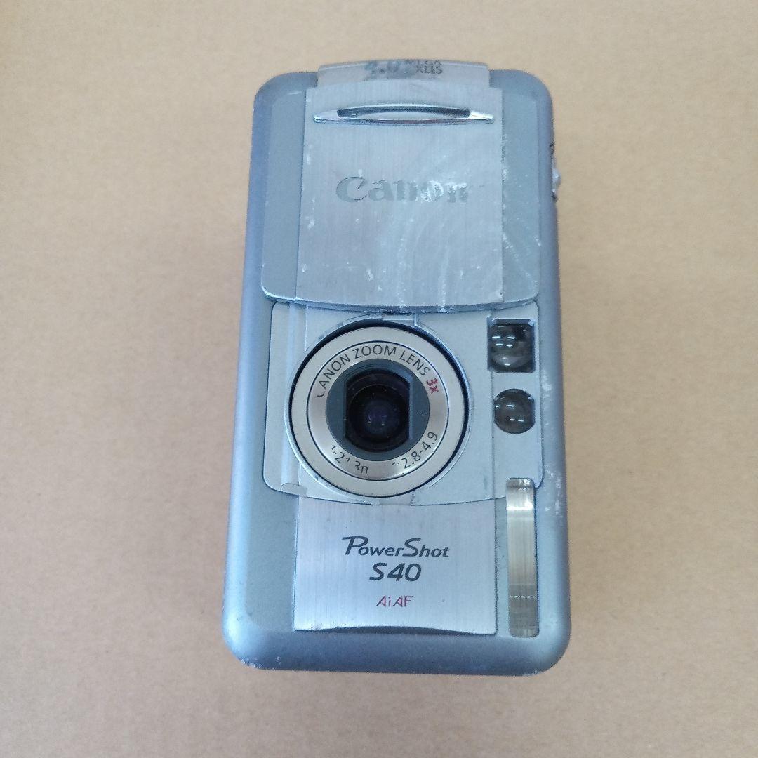 Canon PowerShot S40デジタルカメラ動作未確認ジャンク品