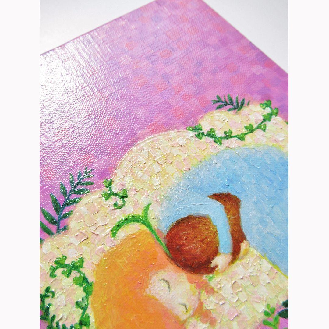 [匿名で配送] 一点もの グレーヌ 油絵 油彩