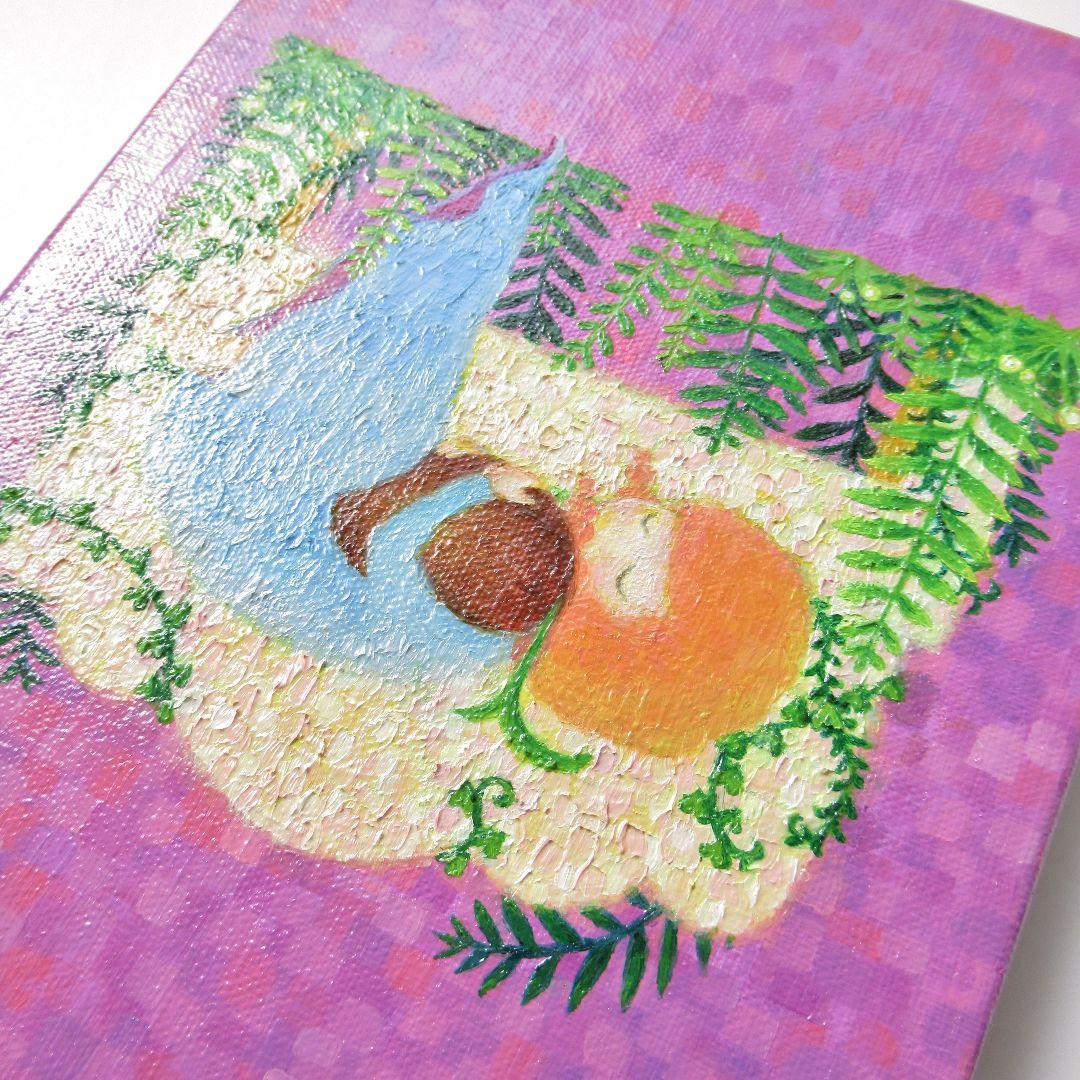 [匿名で配送] 一点もの グレーヌ 油絵 油彩