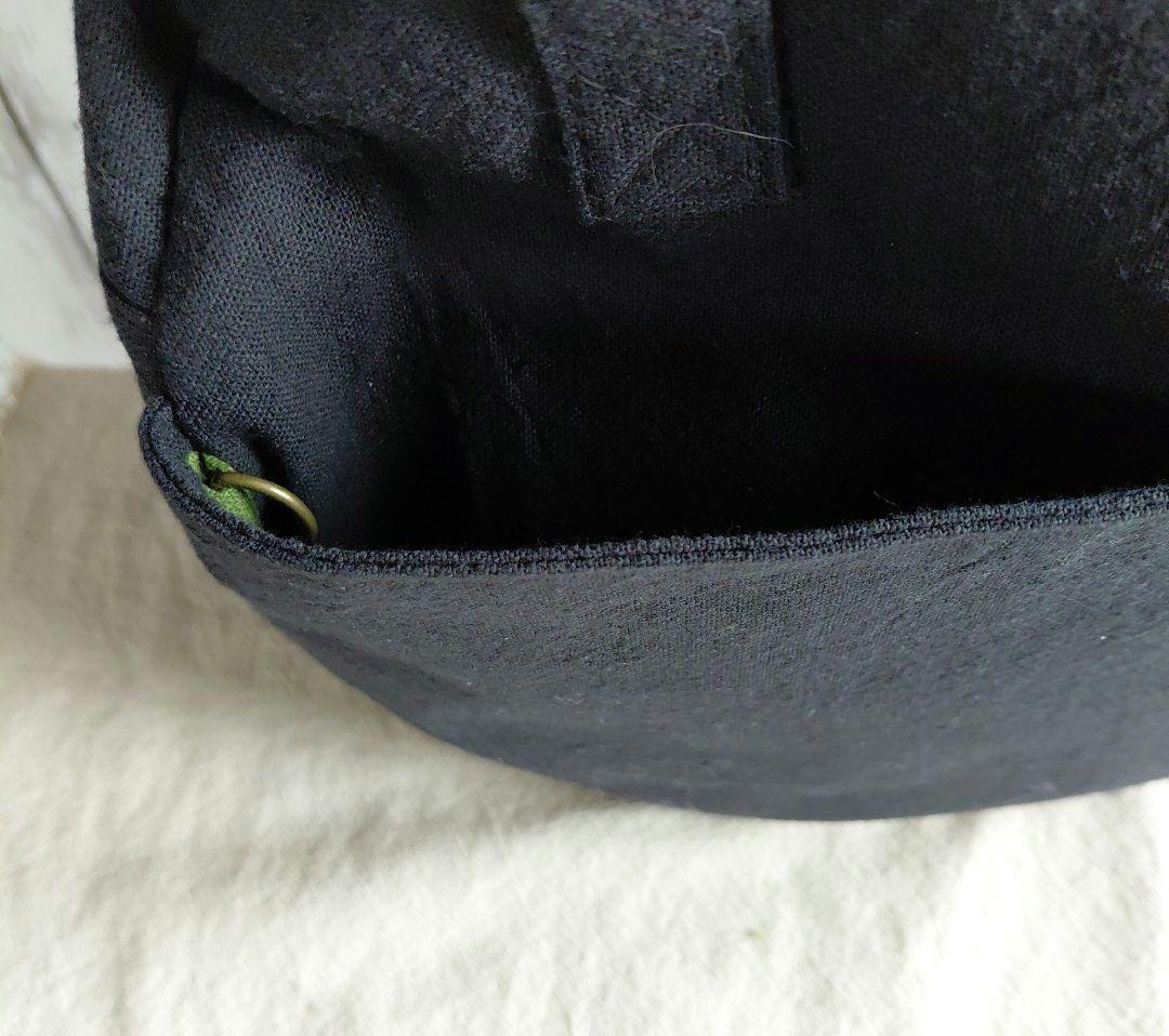 ハンドメイドトートバッグ※スクエアバック※ラウンド型バック※コットンリネン