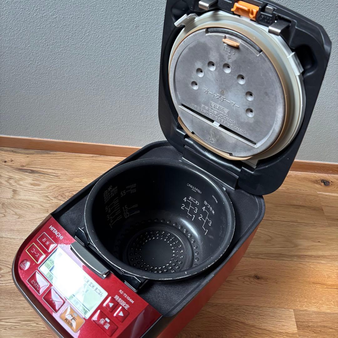 HITACHI 日立 炊飯器 RZ-TS104M 圧力＆スチームふっくら御膳IH