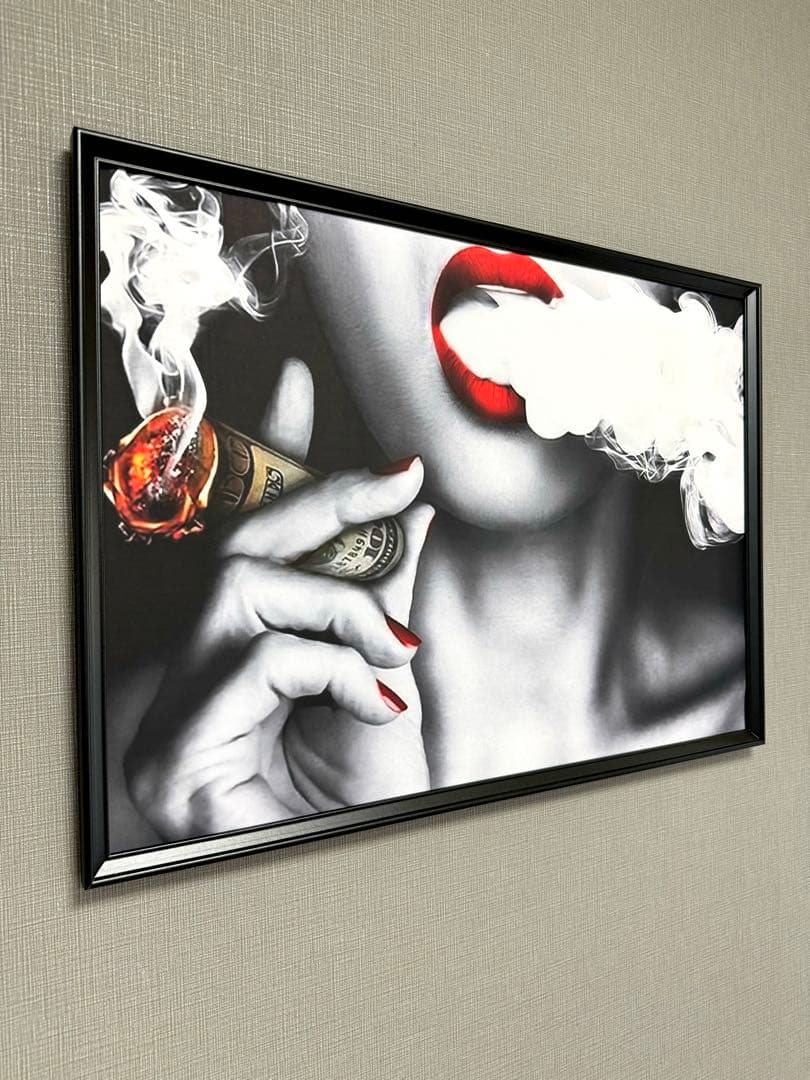 No.212フレーム付きキャンバスアート　オシャレ絵画　ブランドアートポスター