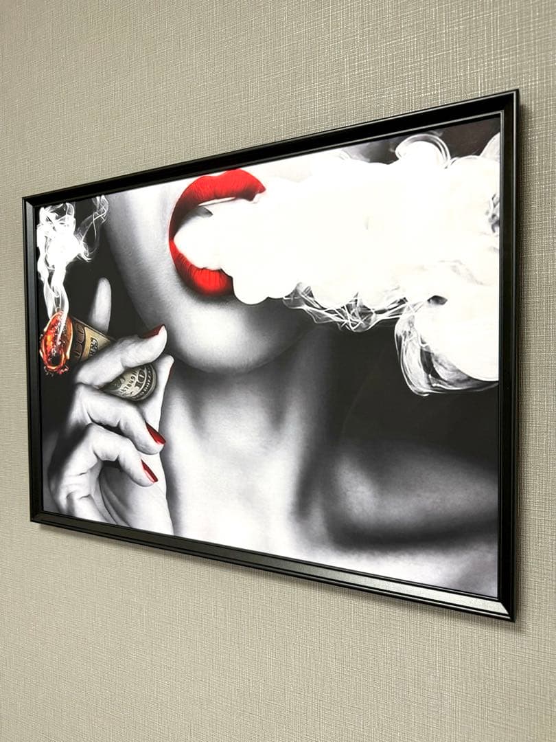 No.212フレーム付きキャンバスアート　オシャレ絵画　ブランドアートポスター