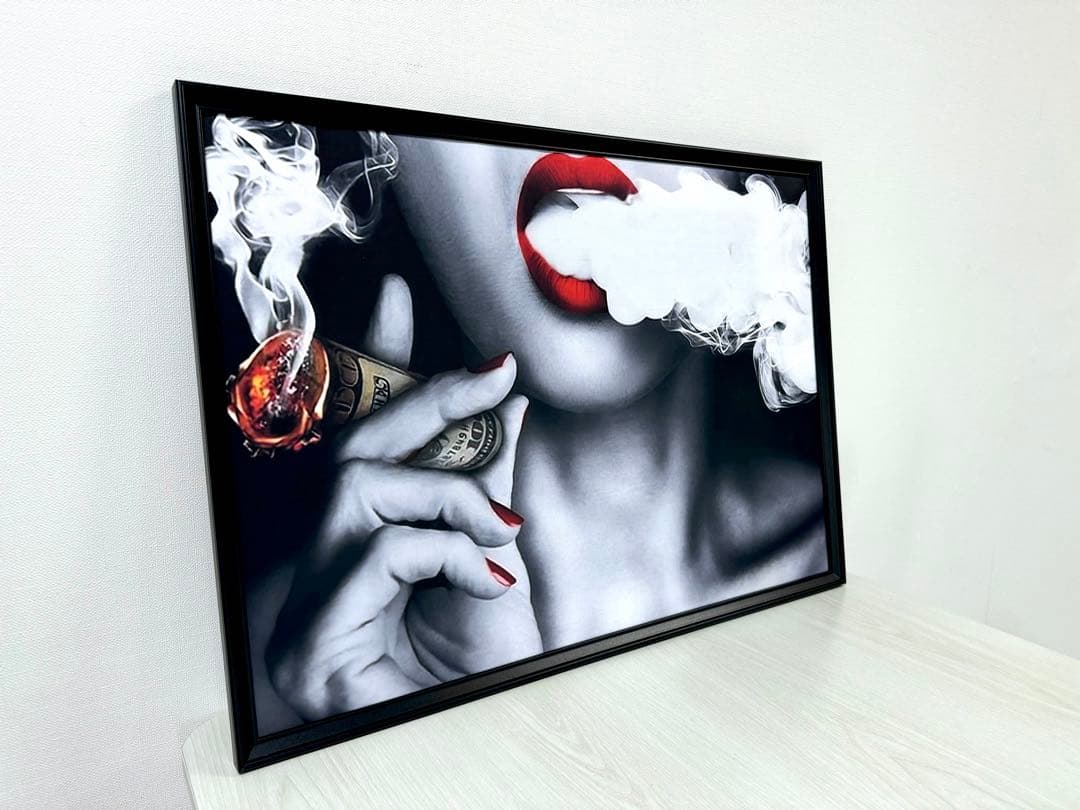 No.212フレーム付きキャンバスアート　オシャレ絵画　ブランドアートポスター