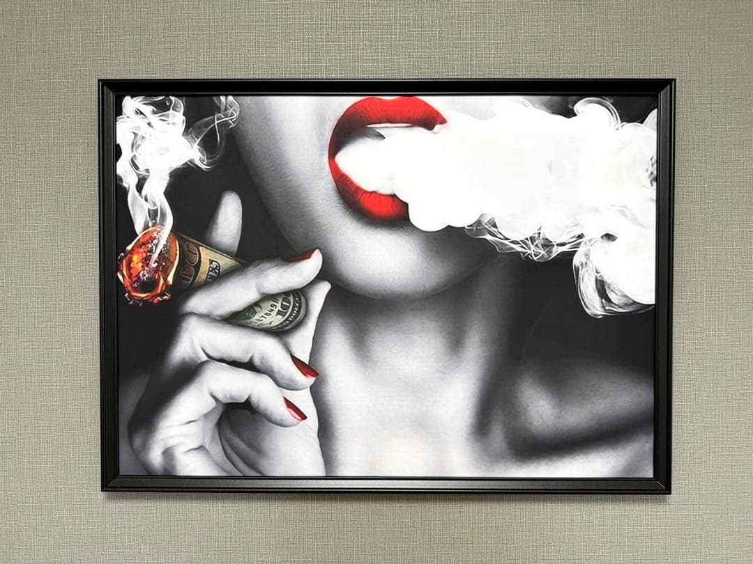 No.212フレーム付きキャンバスアート　オシャレ絵画　ブランドアートポスター