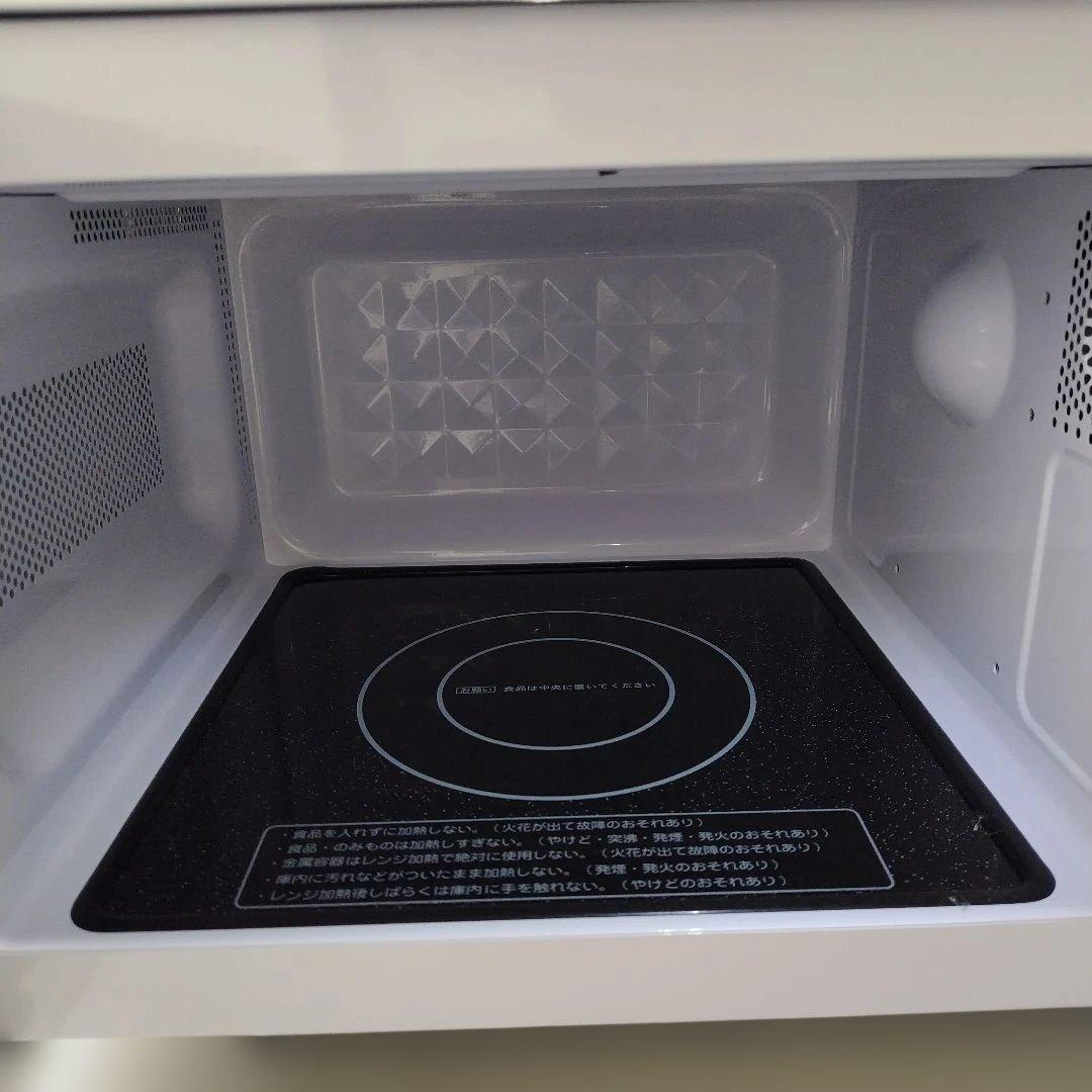 【美品】アイリスオーヤマ　電子レンジ　KMB-186-W　2024年製　ホワイト