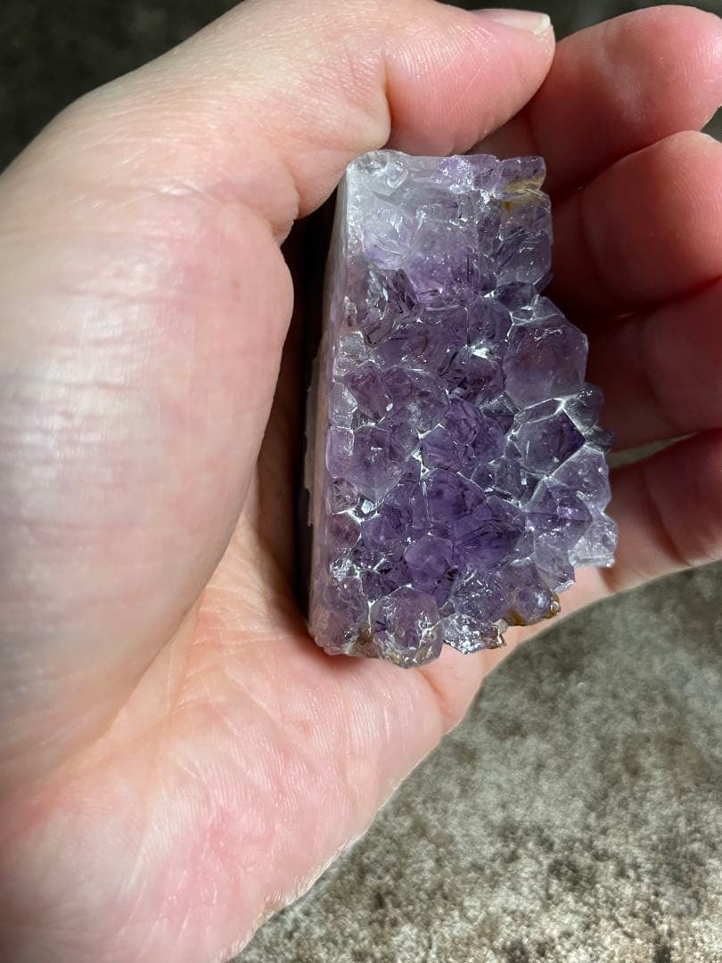 ✨【1点限り】✨アメジストクラスター　原石　天然石　4点セット