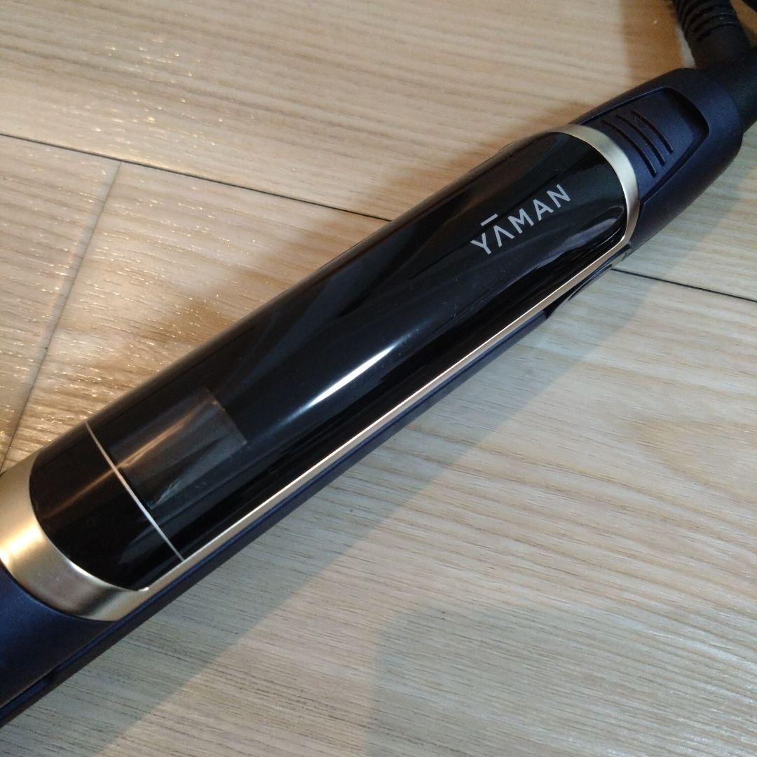 美品　ヤーマン YA-MAN ヘアケアストレートアイロン ネイビー
