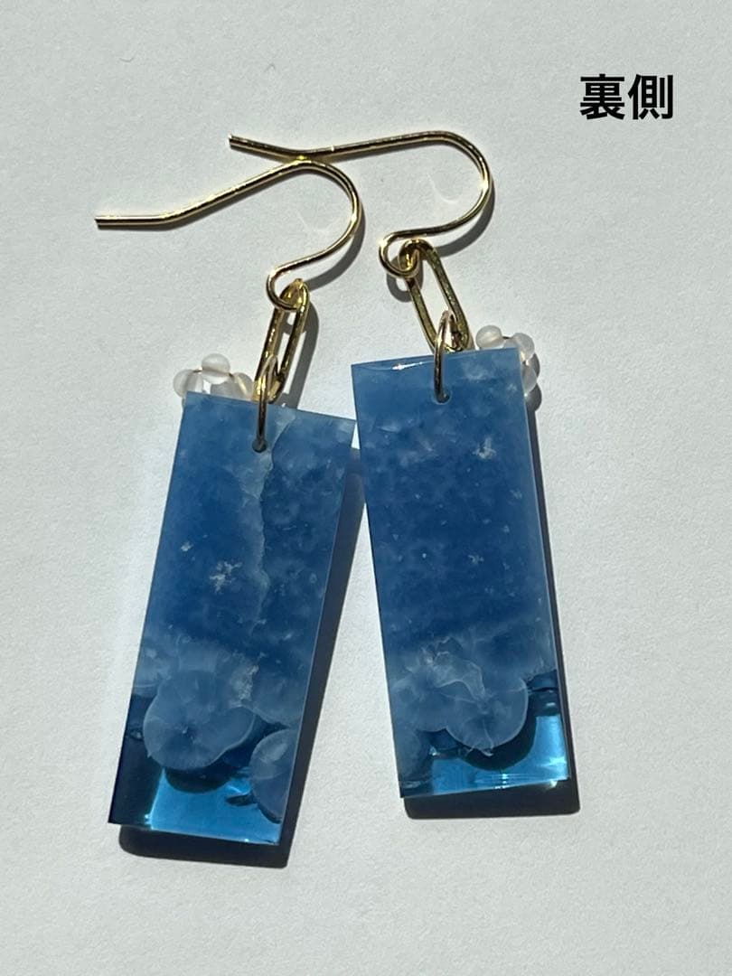 Kaya　14kgf ブルーオニキス ピアス