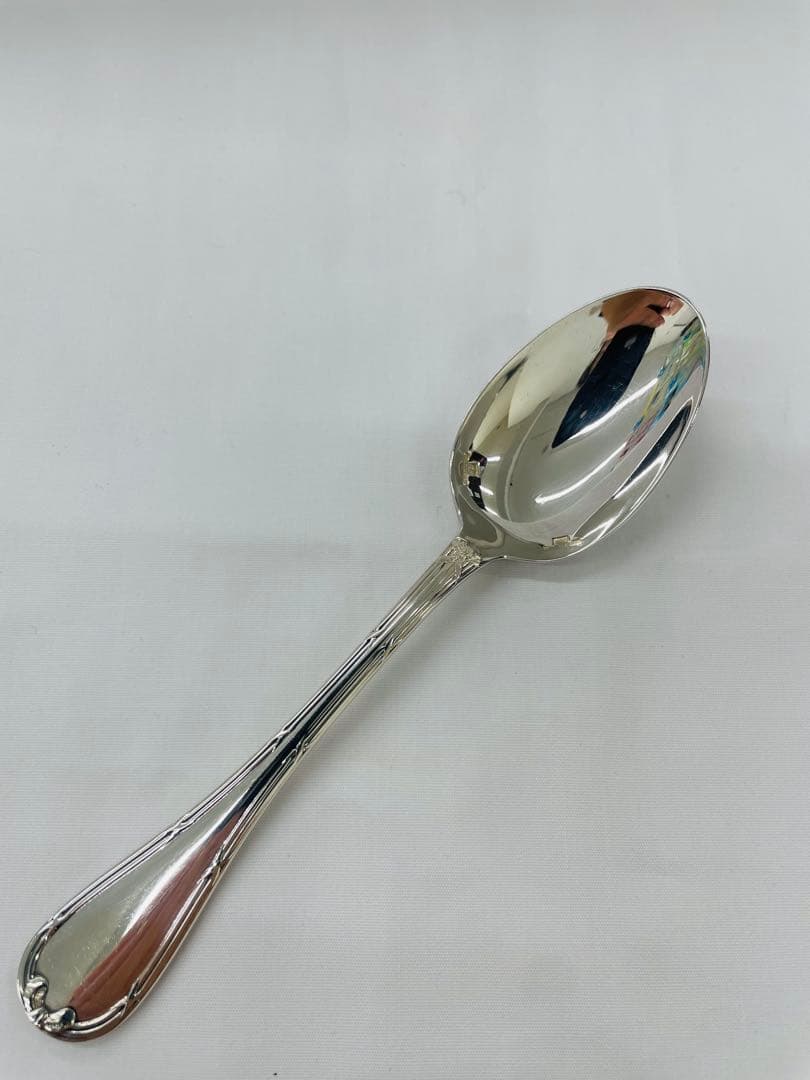 【E】クリストフル　Christofle デザートスプーン　4本セット　リュバン