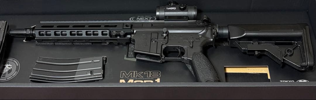 送料込！東京マルイMWS　ガスガン　マガジン３本geissele BCM