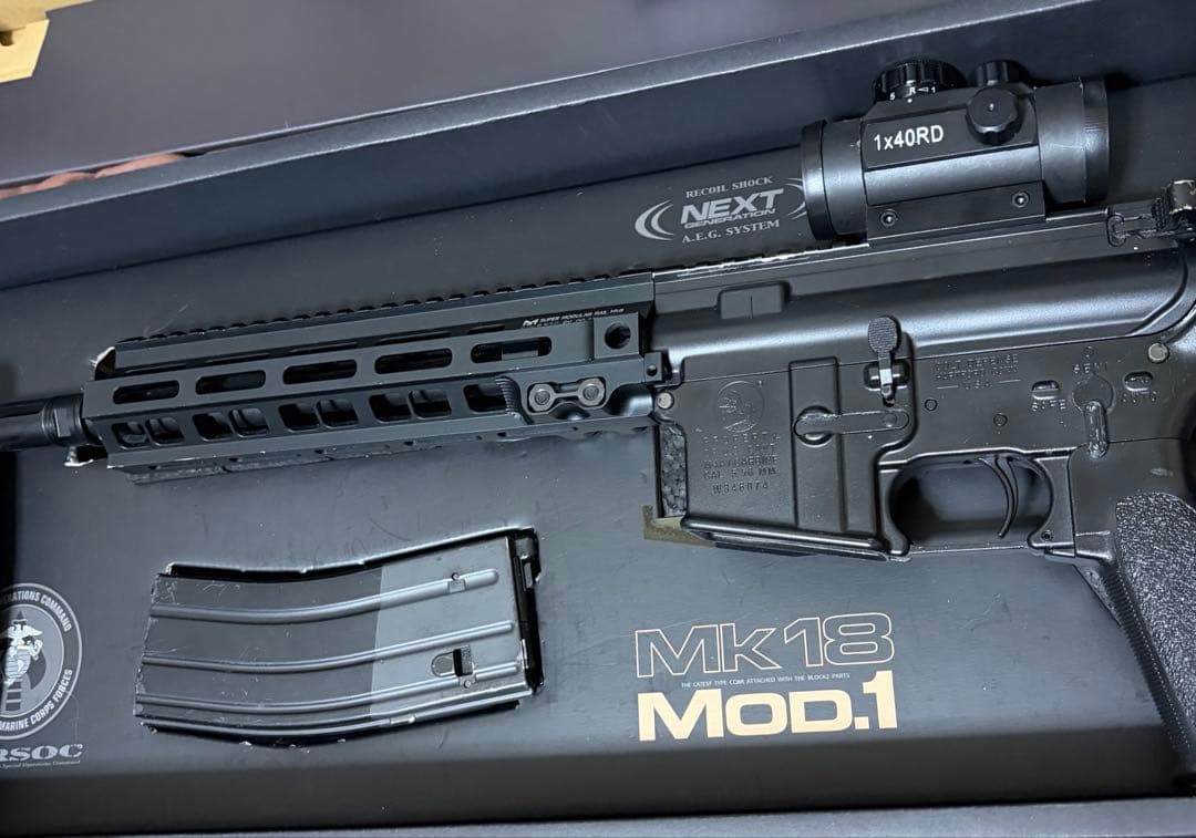 送料込！東京マルイMWS　ガスガン　マガジン３本geissele BCM