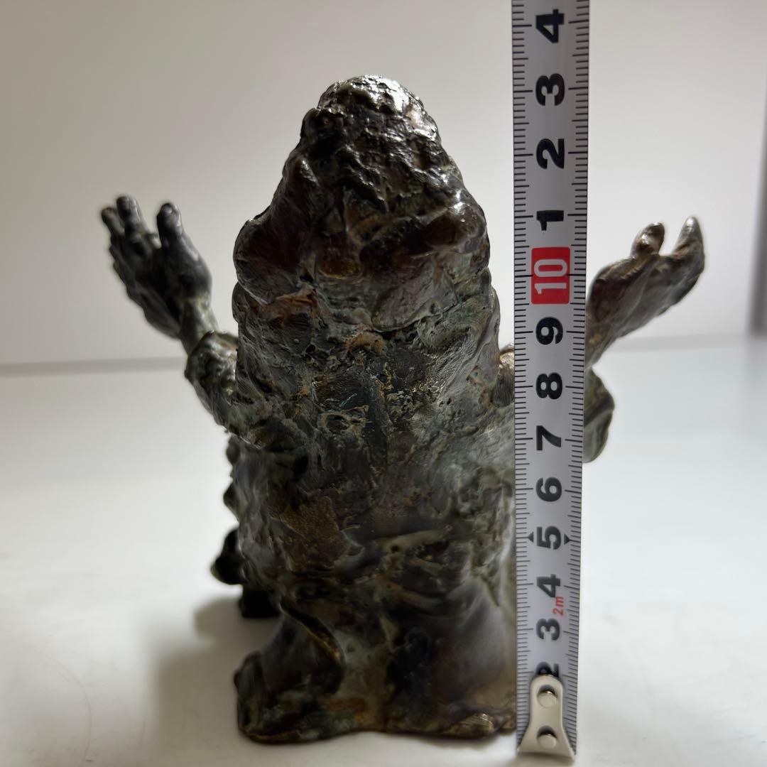 加藤昭男　ブロンズ　彫刻　人物像　在銘　東K8-0226☆2F トヒオウ