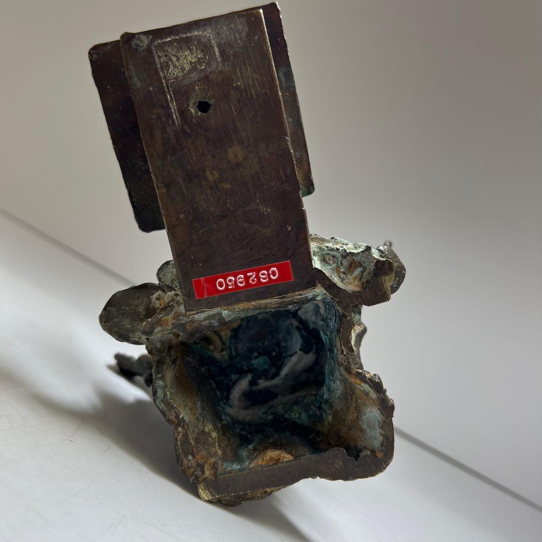 加藤昭男　ブロンズ　彫刻　人物像　在銘　東K8-0226☆2F トヒオウ