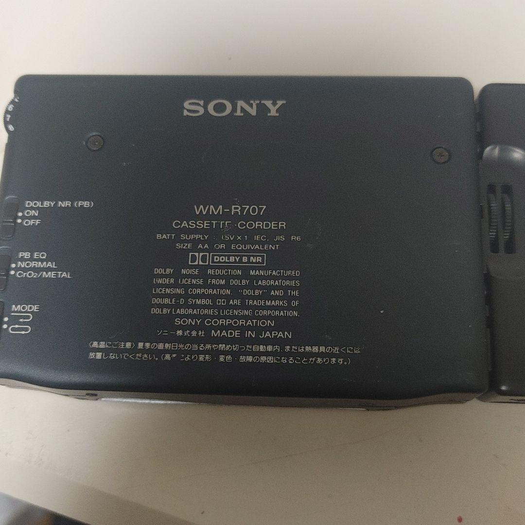 ソニー　ウォークマン　WMーR707