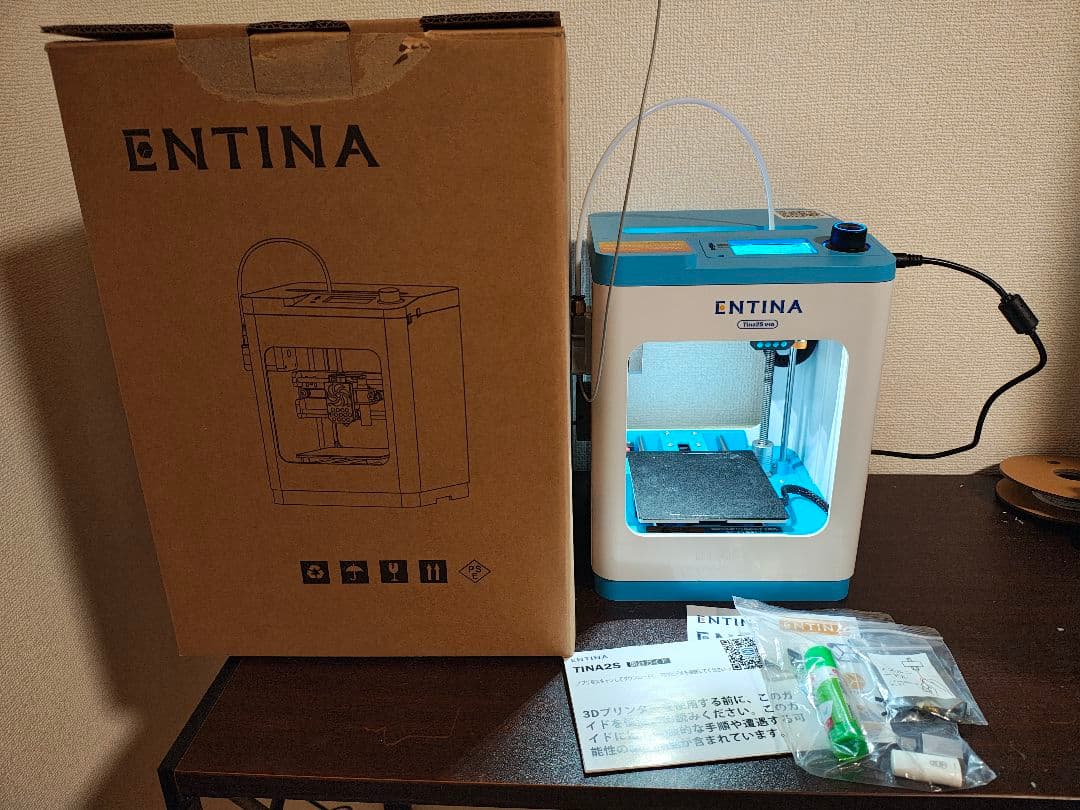 Entina TINA2SV10 使用度低い3Dプリンター