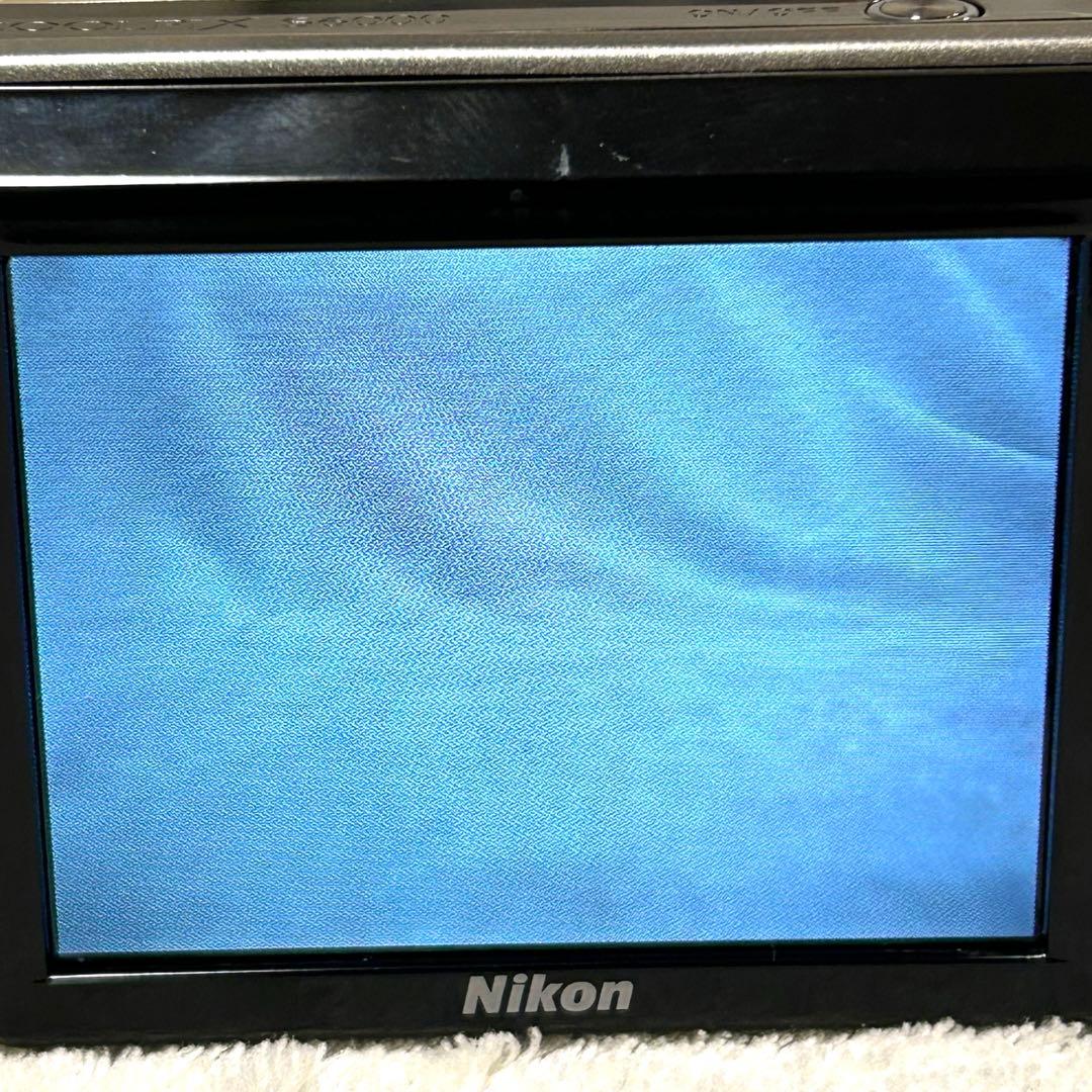 【美品 動作確認済】Nikon Coolpix S6000 シルバー デジカメ