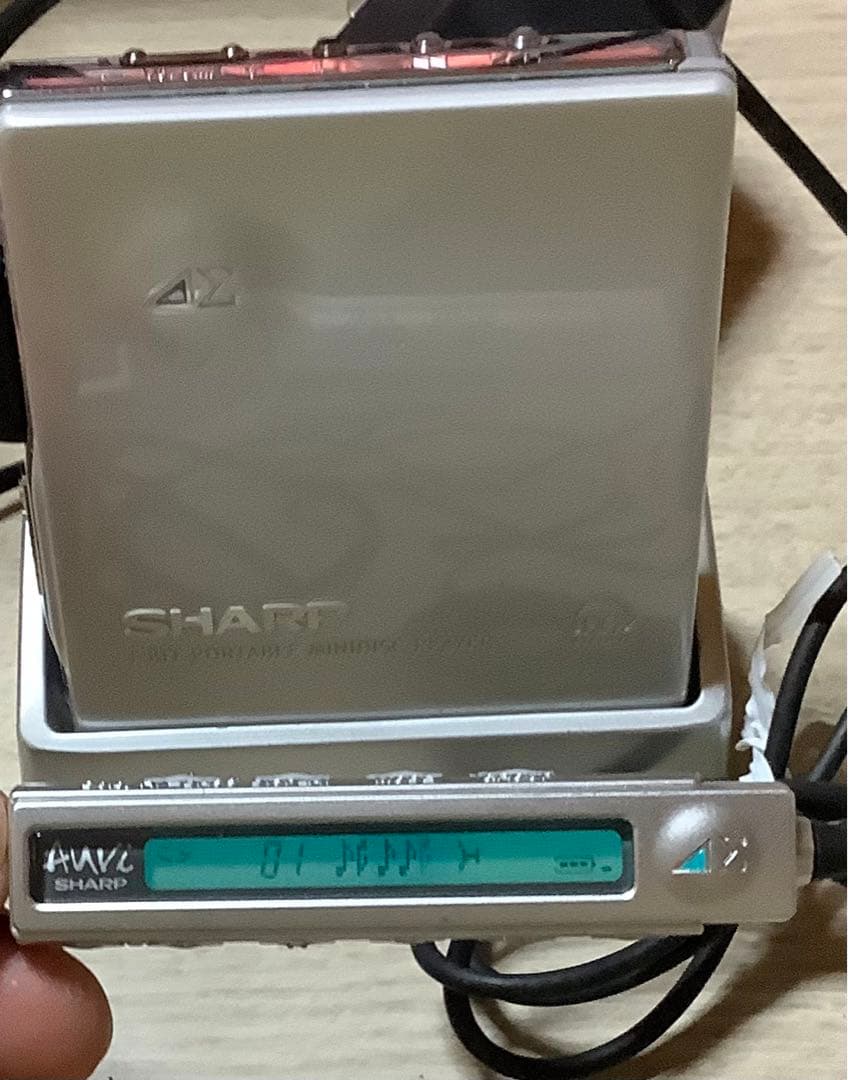SHARP ポータブルMDプレーヤー MD DS-8-S