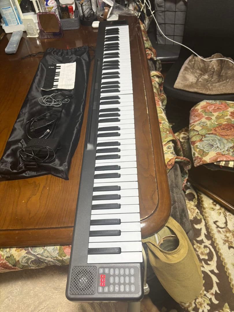 88鍵盤折りたたみ式電子ピアノセット