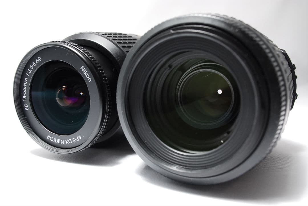 ✨️Nikon D3100✨標準＋望遠Wレンズ✨手ブレ補正付き✨すぐ撮影OK
