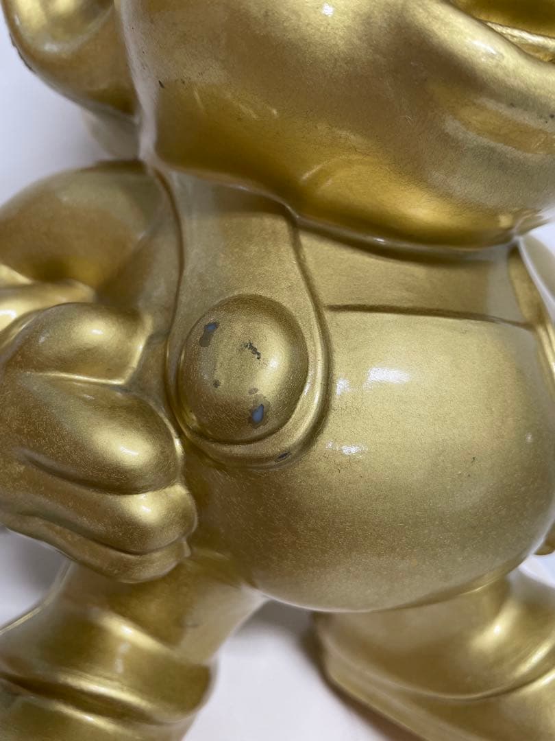 【店頭用　正規品】任天堂 スーパーマリオ 金のマリオ像 ゴールド マリオ