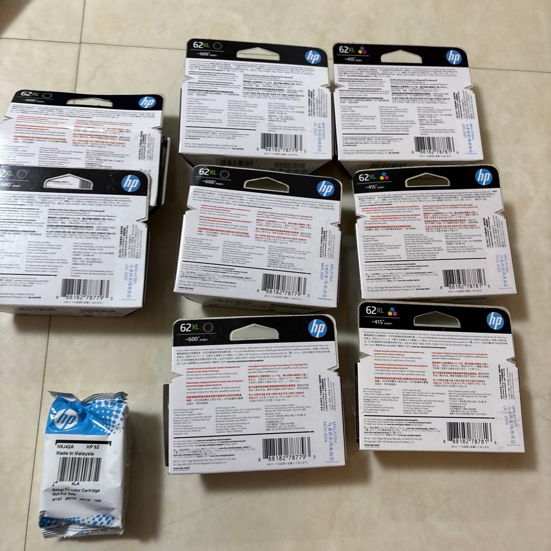 普*9様 HP62XL インクカートリッジ9個セット