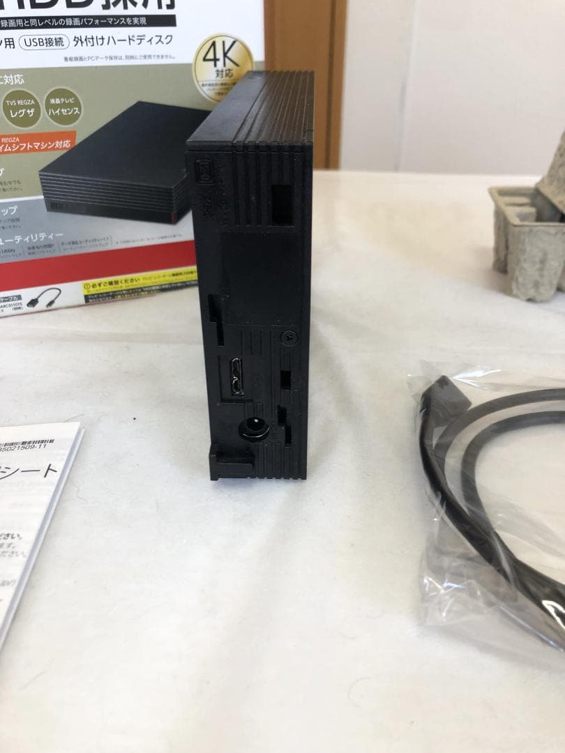 バッファロー　外付け　HDD　PC　TV　2TB　ハードディスク　4K