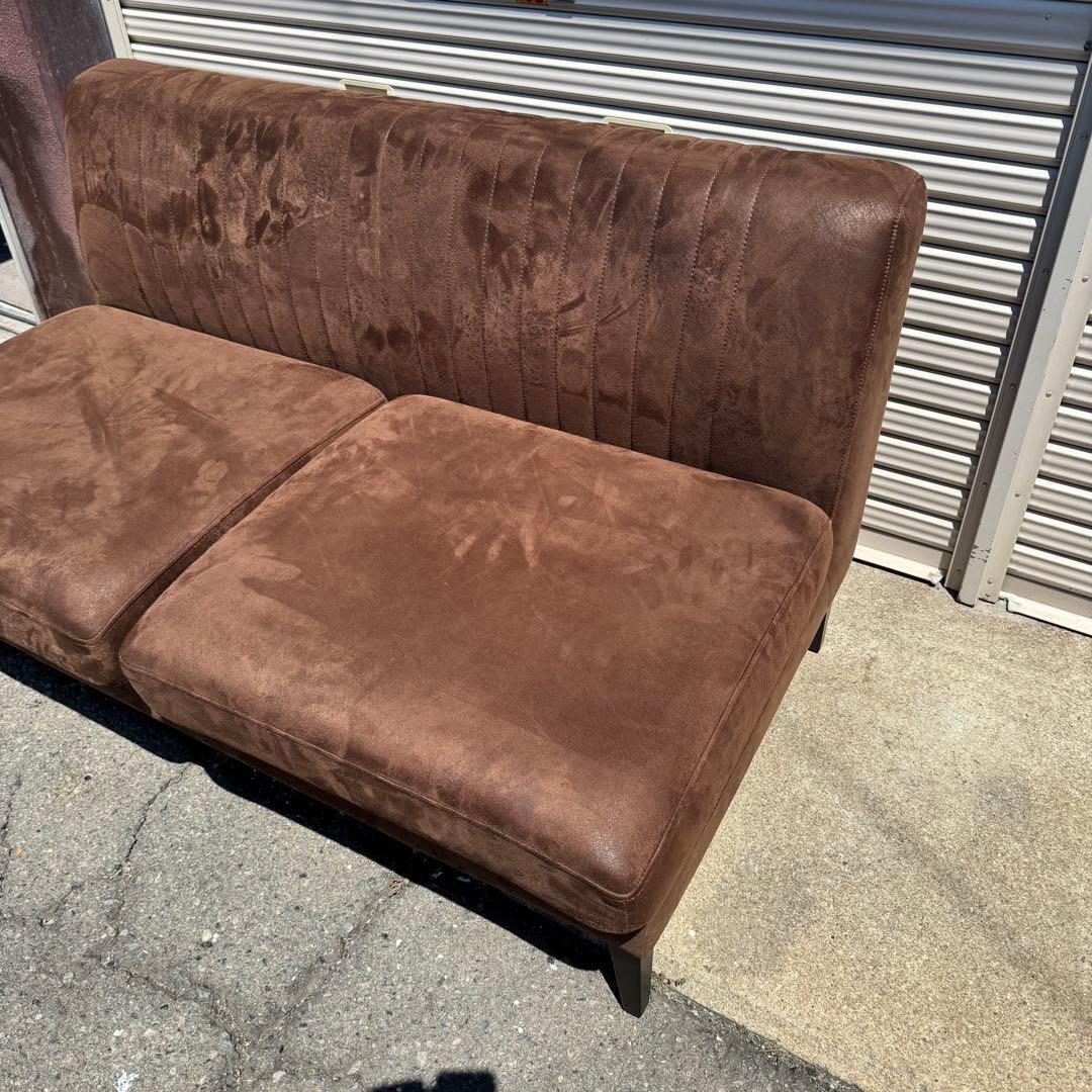 CRASHGATE GRESS SOFA ブラウン 二人掛け アームレス