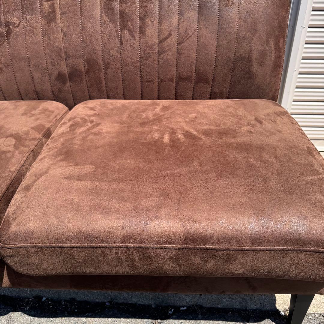 CRASHGATE GRESS SOFA ブラウン 二人掛け アームレス