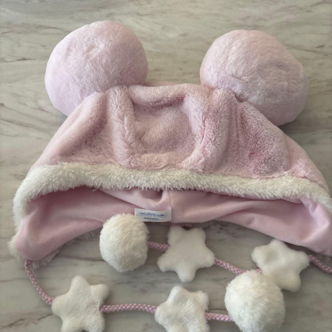 ディズニー ファンキャップ 星 パステル ピンク 水色 ミッキー　ミニー セット