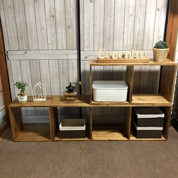 【オープンシェルフ3点セット】アレンジ多彩のオープンシェルフ新発売3色から選べる