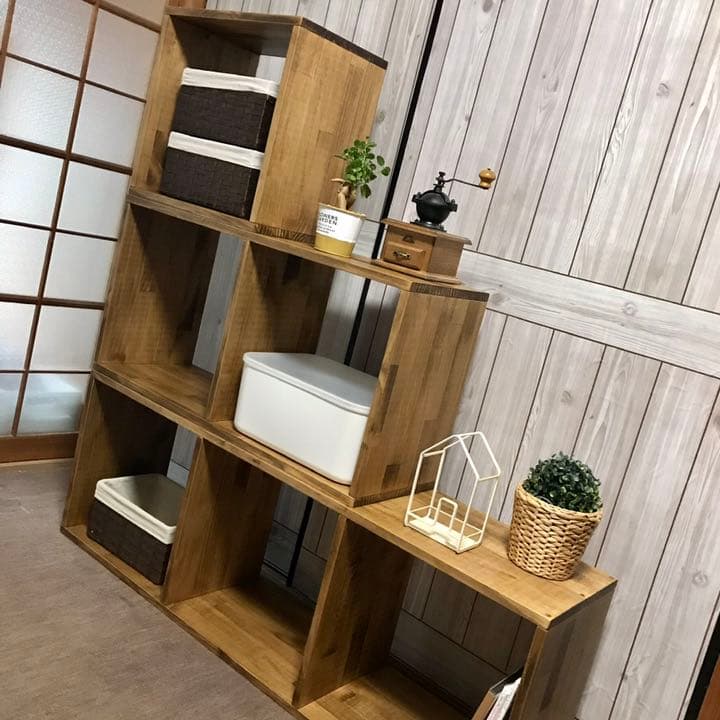 【オープンシェルフ3点セット】アレンジ多彩のオープンシェルフ新発売3色から選べる