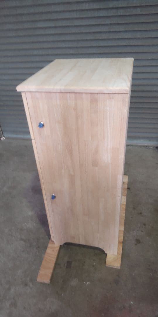 木製宅配BOX、 引き出し、カギ付き、無塗装品、三辺の合計1900mm以下