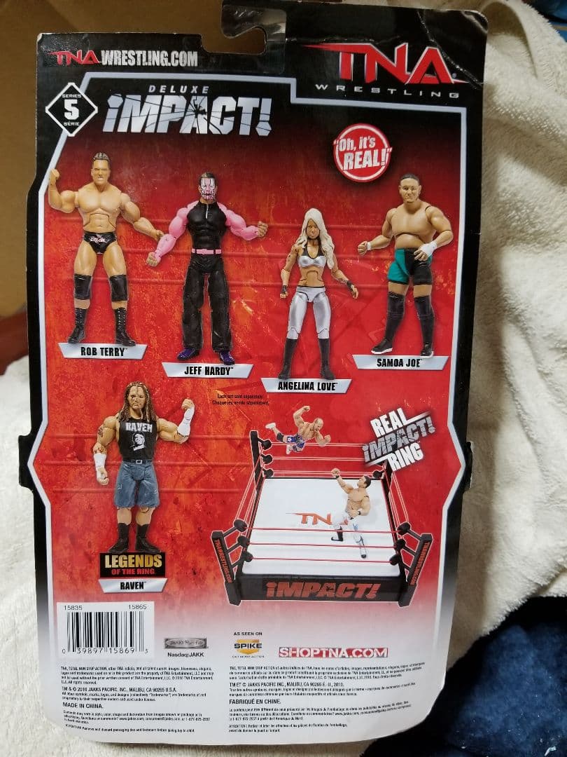 ジャックス　ＴＮＡ　ＩＭＰＡＣＴ　サモアジョー　サイン入り　未開封　JAKKS