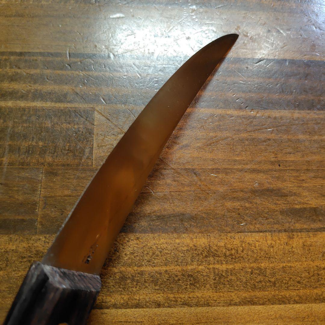 堺南海 曲線刃 頭落とし　ハンティングナイフ