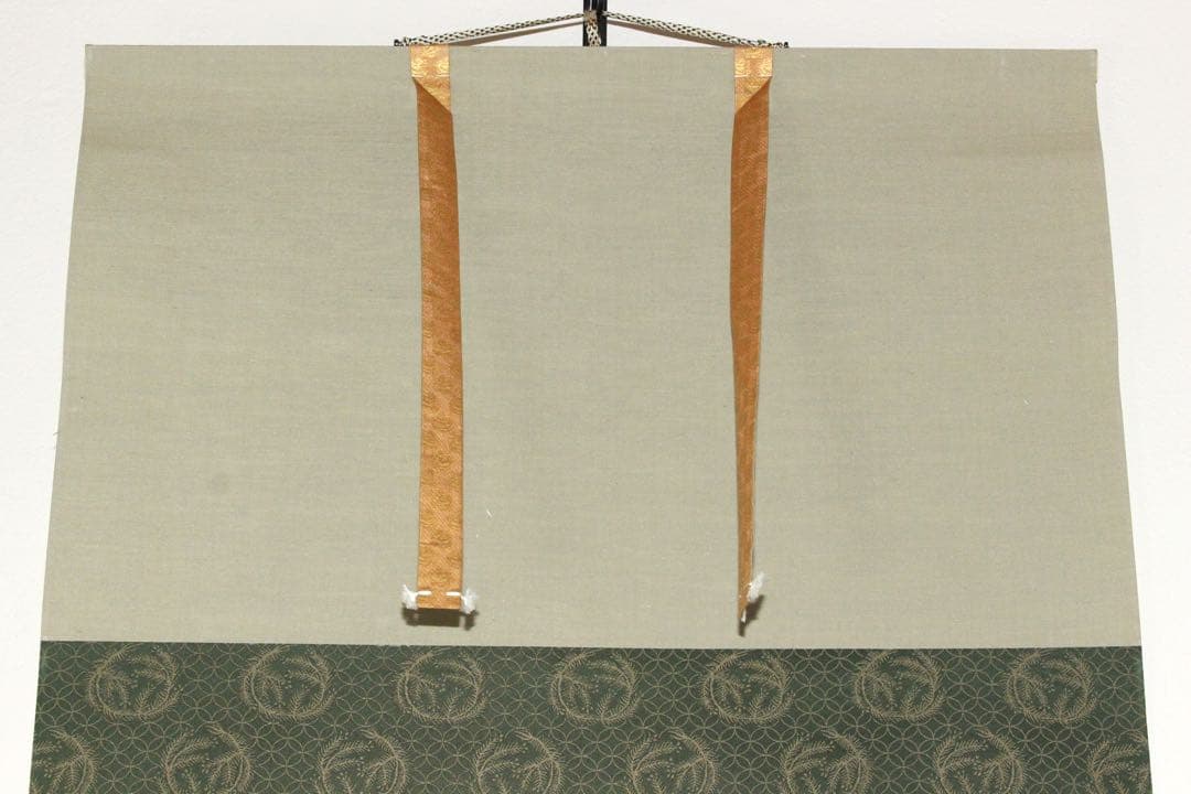 No4452掛軸　在印　松花堂昭乗　水墨鶏図　紙本　合箱　古画　古美術　送料無料