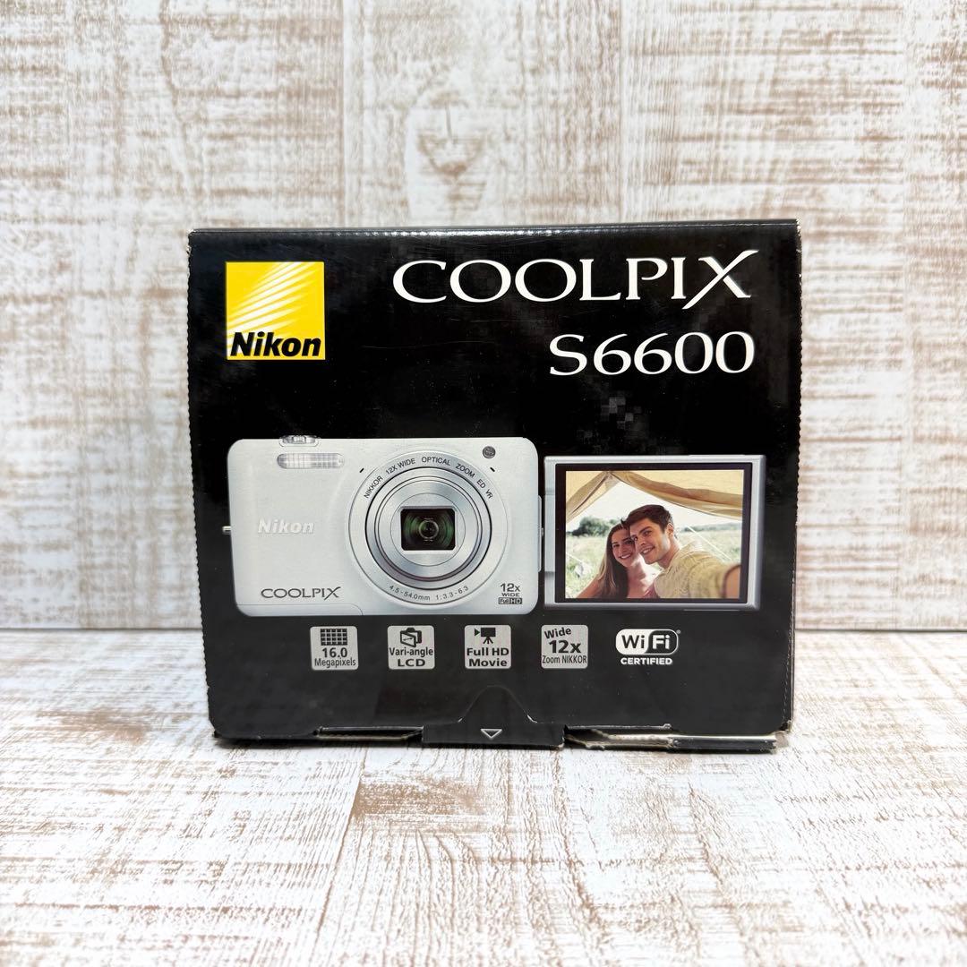 美品　Nikon COOLPIX S6600 箱付き　すぐ使える　動作OK 良好